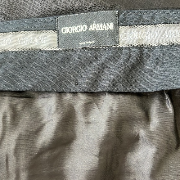 Giorgio Armani Flat Front Trousers - Picture 7 of 9